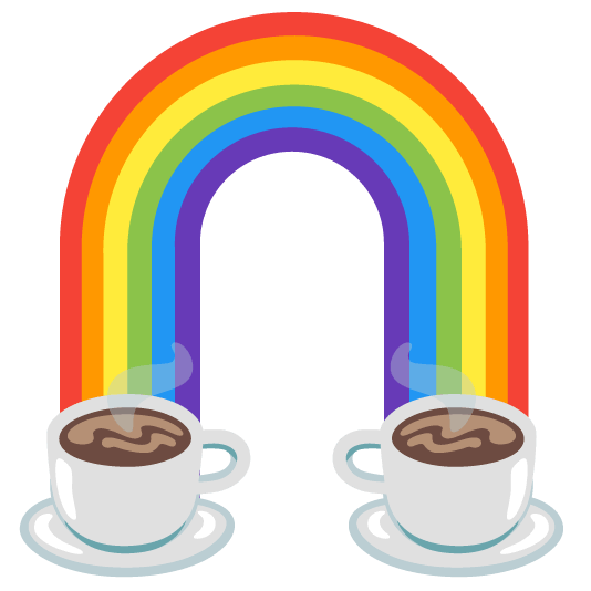 🌈️ + ☕️