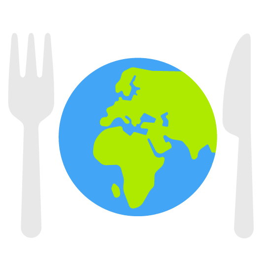 🌍️ + 🍽️