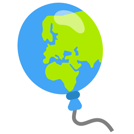 🌍️ + 🎈️