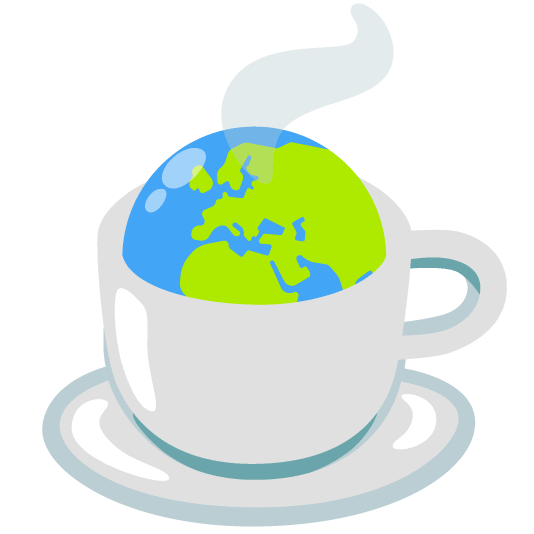🌍️ + ☕️