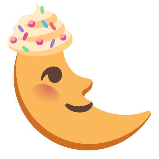 🌜️ + 🧁️