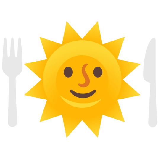 🌞️ + 🍽️