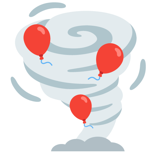 🌪️ + 🎈️
