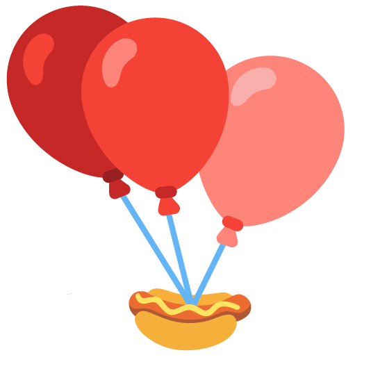 🌭️ + 🎈️