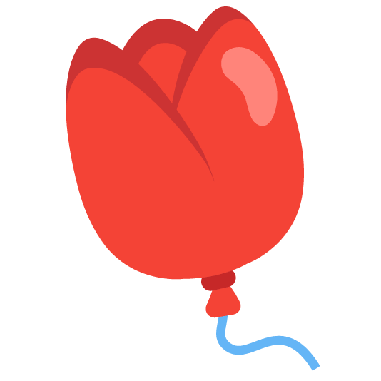 🌷️ + 🎈️