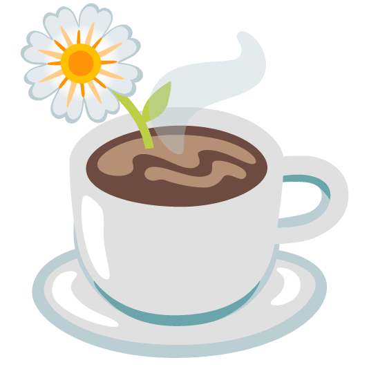🌼️ + ☕️