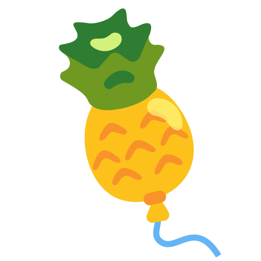 🍍️ + 🎈️