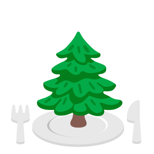 🍽️ + 🌲️