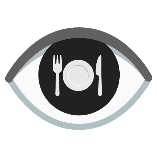 🍽️ + 👁️