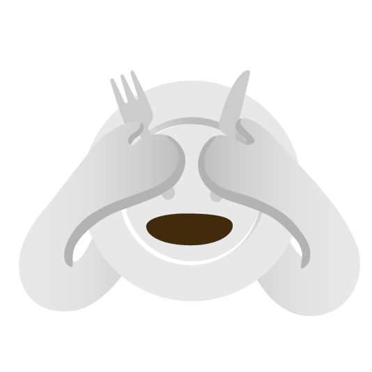 🍽️ + 🙈️