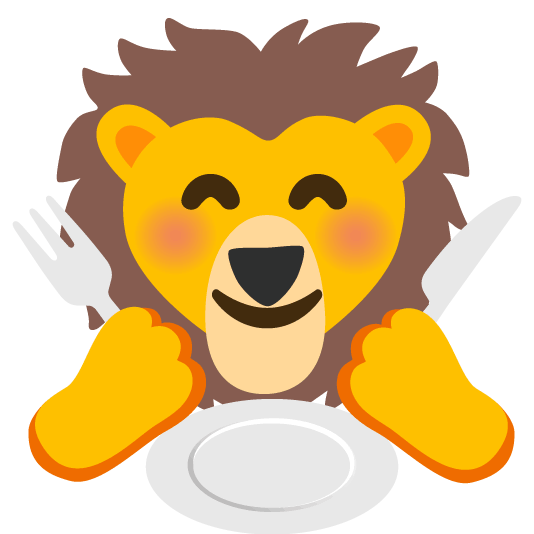 🍽️ + 🦁️