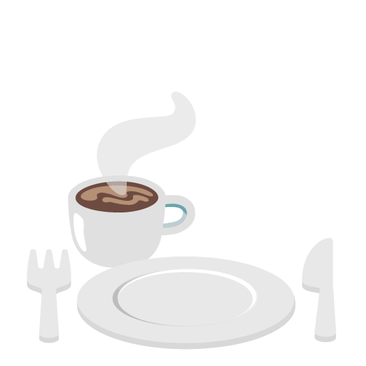 🍽️ + ☕️