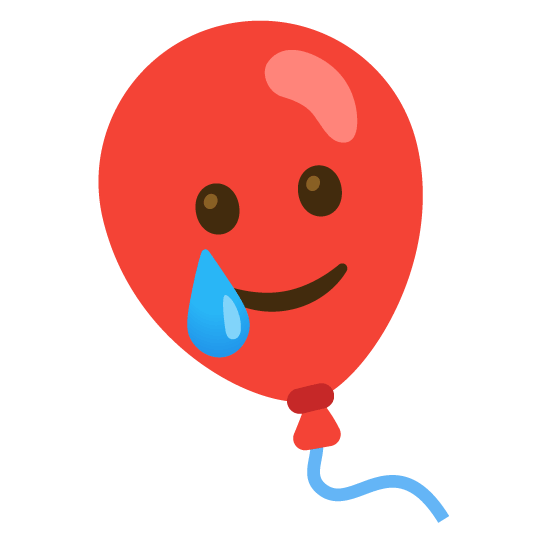🎈️ + 🥲️