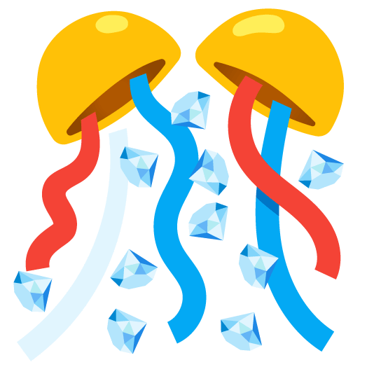 🎊️ + 💎️