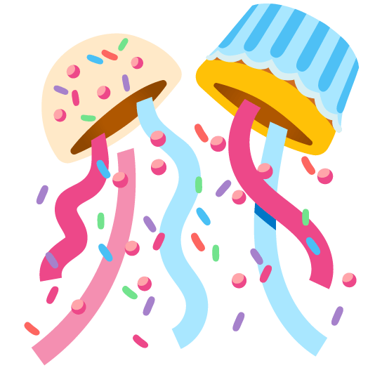 🎊️ + 🧁️