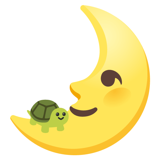 🐢️ + 🌛️