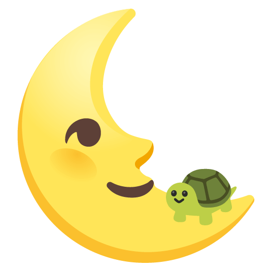 🐢️ + 🌜️