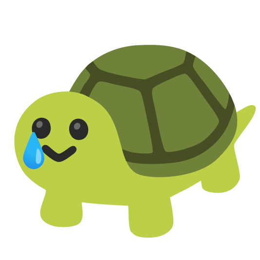🐢️ + 🥲️