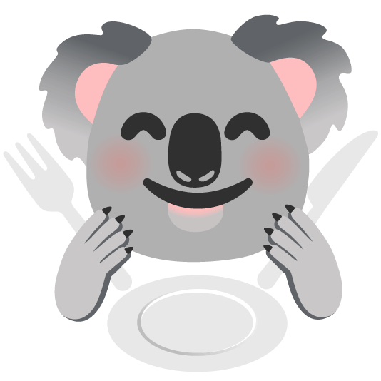 🐨️ + 🍽️