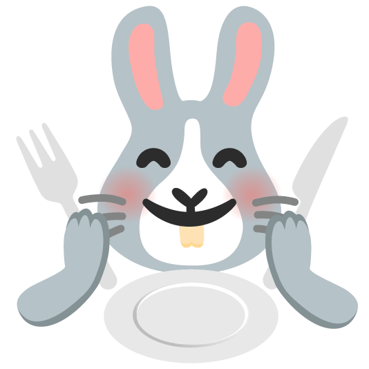 🐰️ + 🍽️