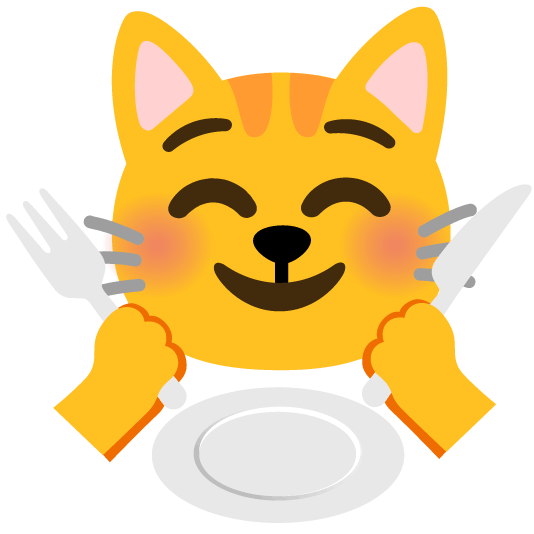 🐱️ + 🍽️