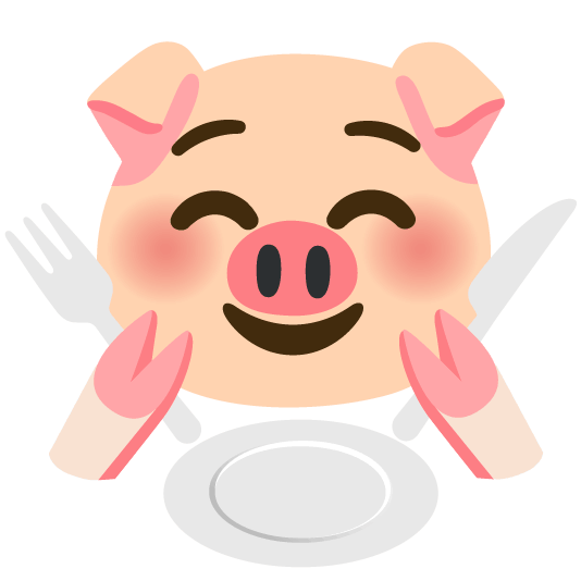 🐷️ + 🍽️