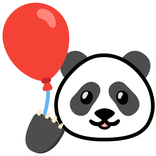 🐼️ + 🎈️
