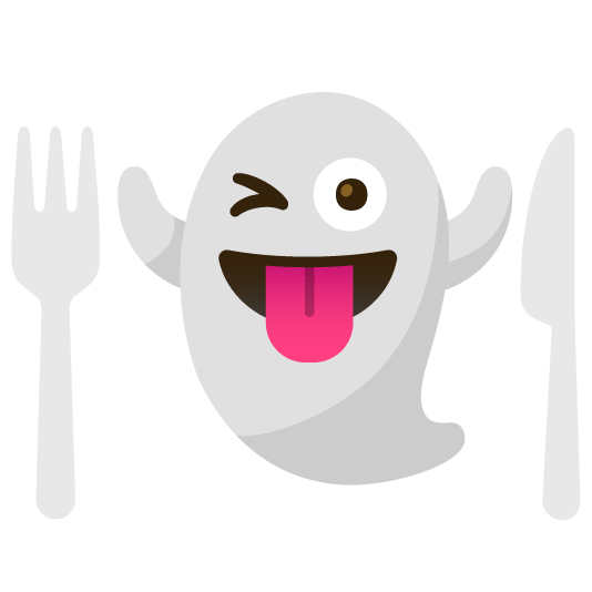 👻️ + 🍽️