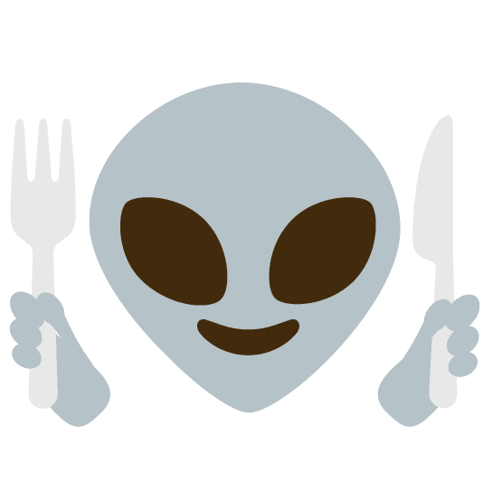 👽️ + 🍽️