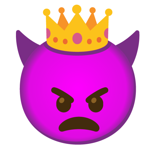 👿️ + 👑️
