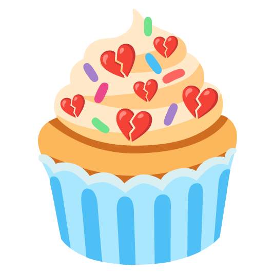 💔️ + 🧁️
