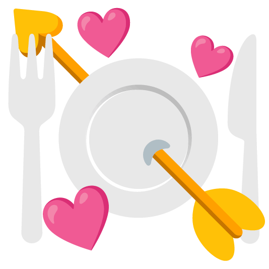 💘️ + 🍽️