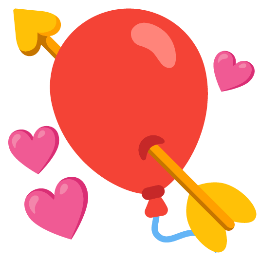 💘️ + 🎈️