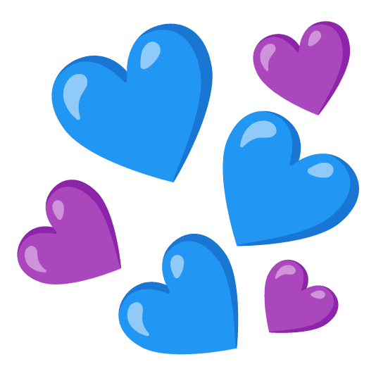 💙️ + 💜️