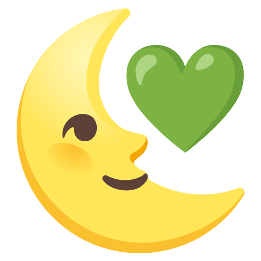 💚️ + 🌜️