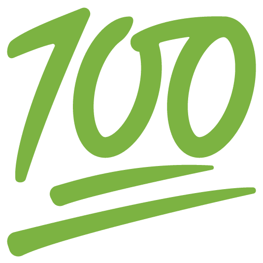 💚️ + 💯️
