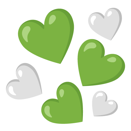 💚️ + 🤍️