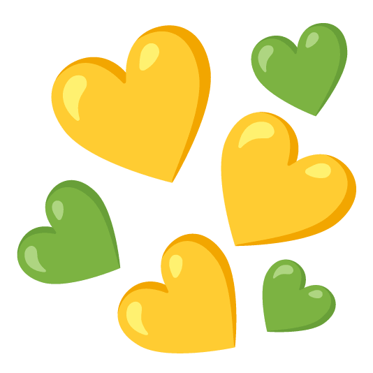 💛️ + 💚️