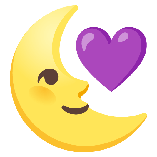 💜️ + 🌜️