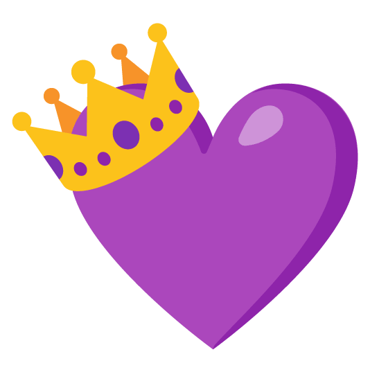 💜️ + 👑️