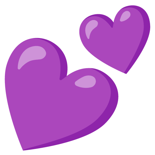 💜️ + 💕️
