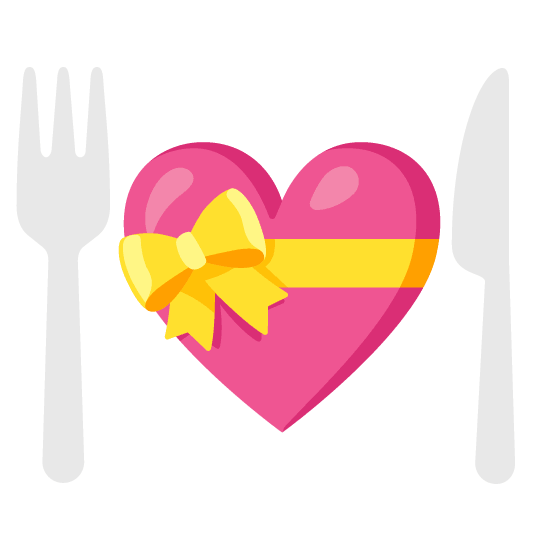 💝️ + 🍽️