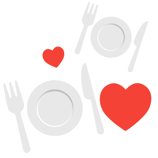 💞️ + 🍽️