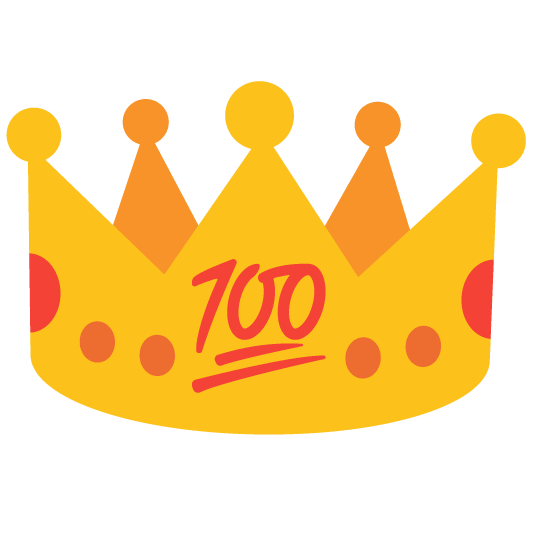 💯️ + 👑️