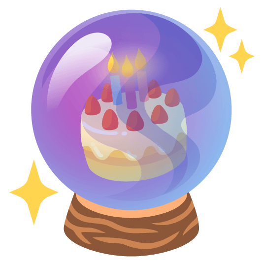🔮️ + 🎂️