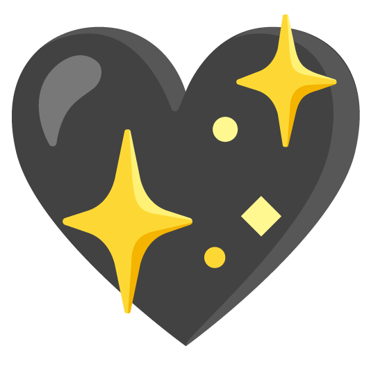 🖤️ + 💖️