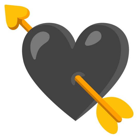 🖤️ + 💘️