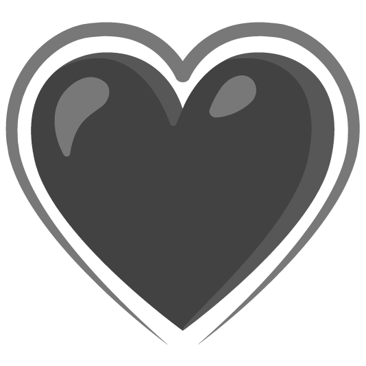 🖤️ + ♥️