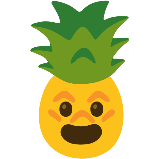 😀️ + 🍍️