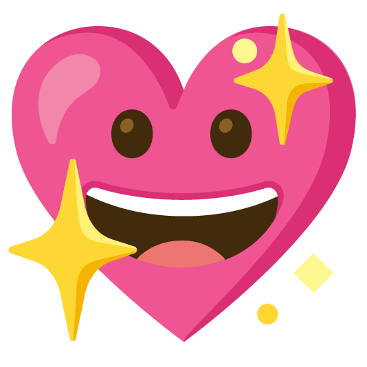 😀️ + 💖️